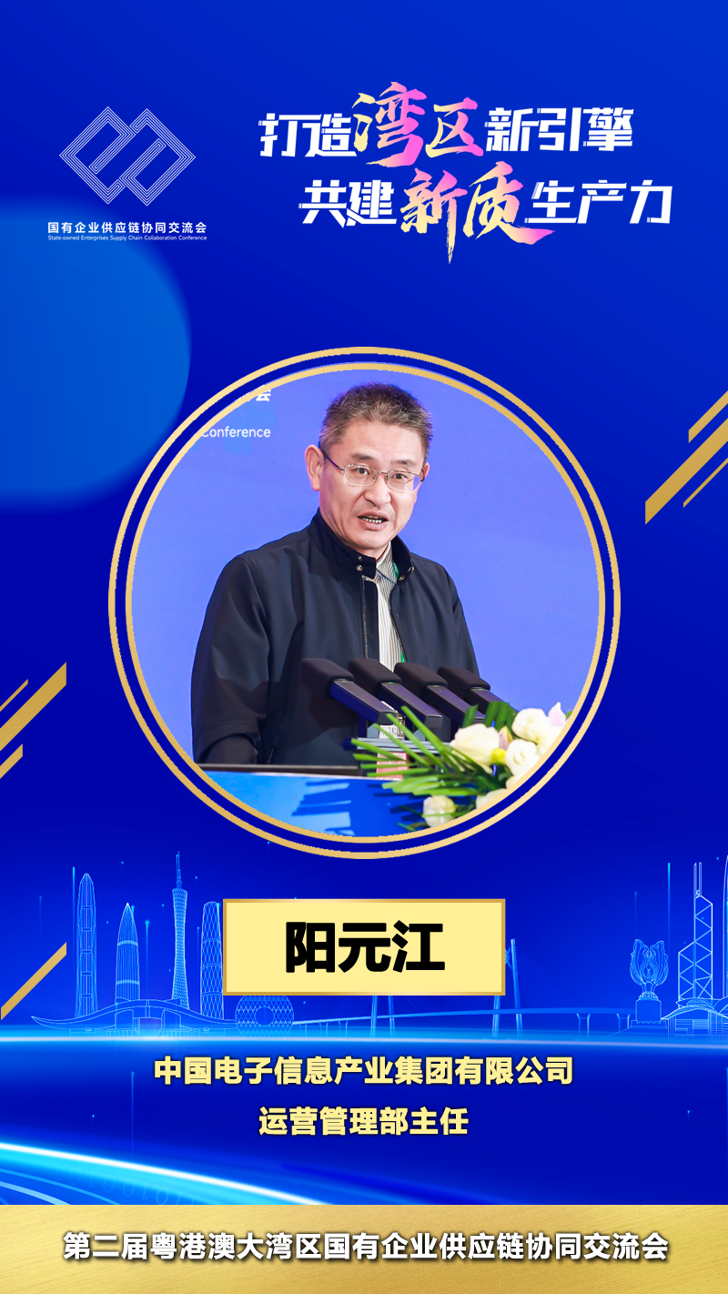 中国电子信息产业集团有限公司 运营管理部主任 阳元江
